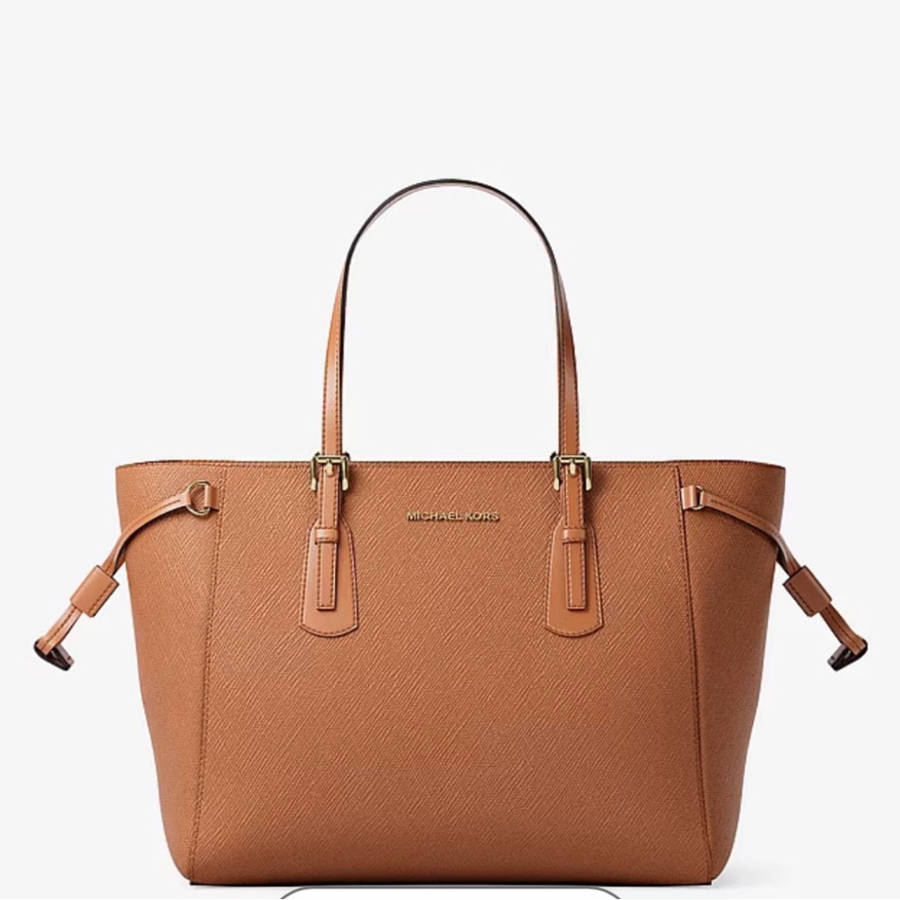 Michael Kors Brown Leather Satchel Bag